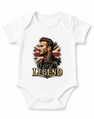 Legend British Football Icon Leather Jacket Union Jack Graphic