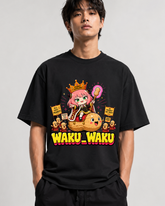 Waku Waku Peanut Overlord Chibi Queen Anime Streetwear
