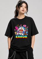 System Error Overloaded Robotic Cat Retro Glitch Streetwear