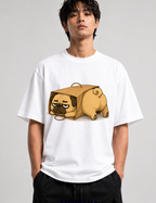 If It Fits I Sits Chubby Pug Dog In Paper Bag Funny Humor