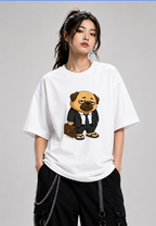 Business On Top Zoom Call Pug Dog Funny Remote Work Office Humor