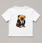 Business On Top Zoom Call Pug Dog Funny Remote Work Office Humor