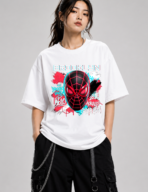 Brooklyn 1610 Spider Hero Graffiti Glitch Streetwear Comic Art