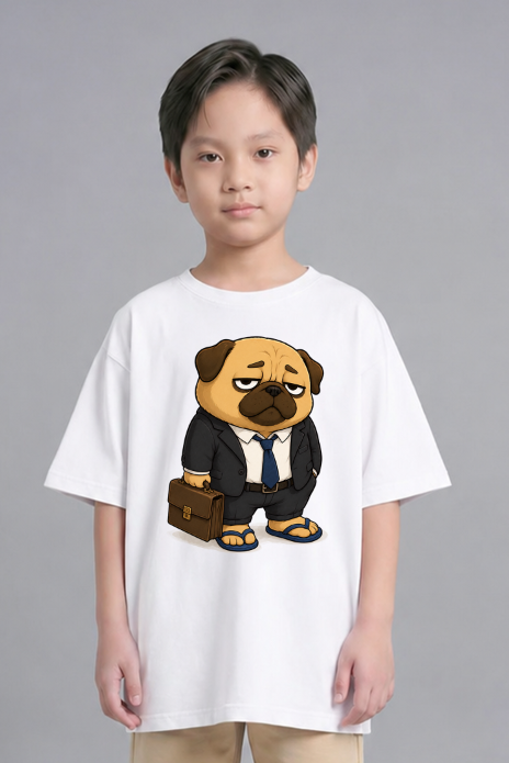 Business On Top Zoom Call Pug Dog Funny Remote Work Office Humor