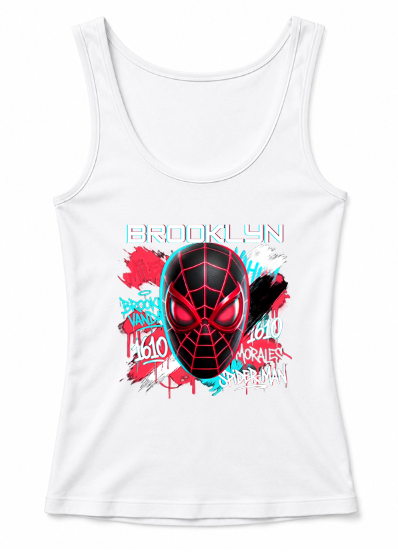 Brooklyn 1610 Spider Hero Graffiti Glitch Streetwear Comic Art