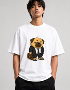Business On Top Zoom Call Pug Dog Funny Remote Work Office Humor