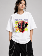 Merc With A Mouth Red Anti Hero Mask Graffiti Streetwear Art