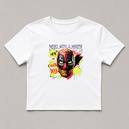 Merc With A Mouth Red Anti Hero Mask Graffiti Streetwear Art