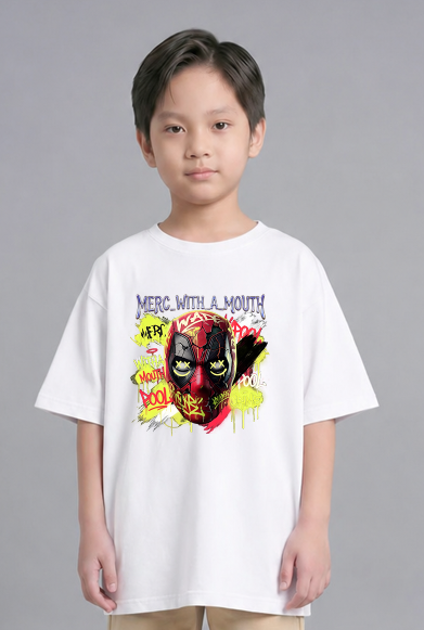 Merc With A Mouth Red Anti Hero Mask Graffiti Streetwear Art