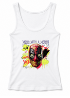 Merc With A Mouth Red Anti Hero Mask Graffiti Streetwear Art