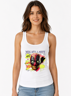 Merc With A Mouth Red Anti Hero Mask Graffiti Streetwear Art