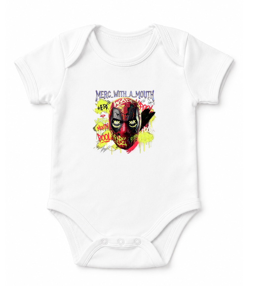 Merc With A Mouth Red Anti Hero Mask Graffiti Streetwear Art