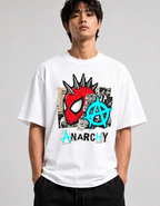 Spider Punk Anarchy Mask Zine Collage 77 Rock Streetwear