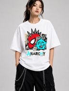 Spider Punk Anarchy Mask Zine Collage 77 Rock Streetwear