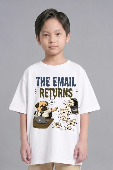 The Email Returns Not Today Funny Office Pug Dog Corporate Humor