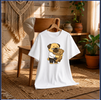 Tired Office Worker Pug Hugging Teddy Bear Funny Work Humor