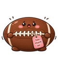 Chubby Football Kawaii