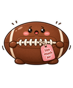 Chubby Football Kawaii