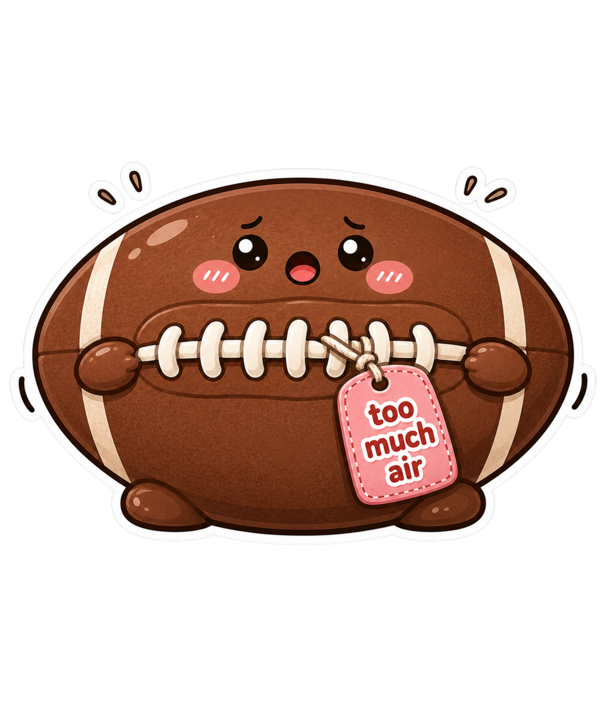 Chubby Football Kawaii