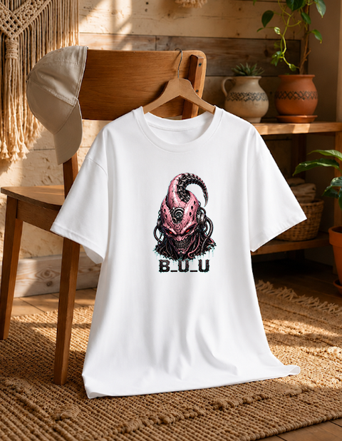 Mecha Buu Cyberpunk Biomechanical Alien Monster Anime Streetwear