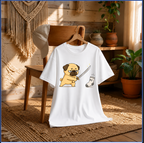 Pug Samurai vs Evil Sock Funny Dog Katana Sword