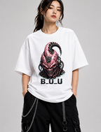 Mecha Buu Cyberpunk Biomechanical Alien Monster Anime Streetwear