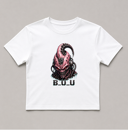 Mecha Buu Cyberpunk Biomechanical Alien Monster Anime Streetwear