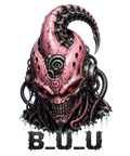 Mecha Buu Cyberpunk Biomechanical Alien Monster Anime Streetwear