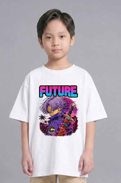 Future Time Warrior Synthwave Sword 80s Cyberpunk Retro Anime
