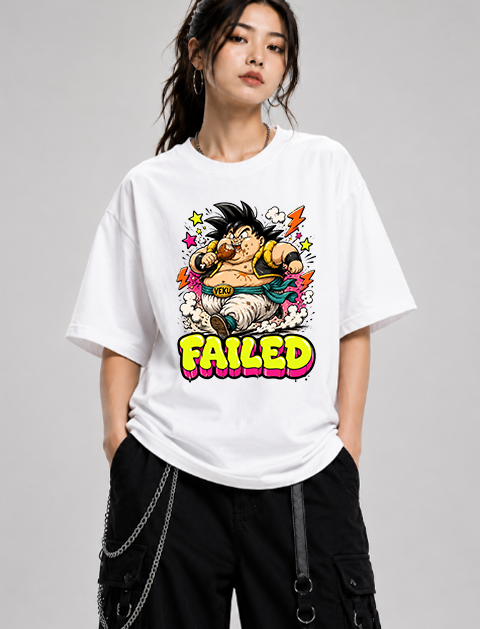 Failed Fusion Veku Fat Saiyan Chicken Foodie Funny Anime Art