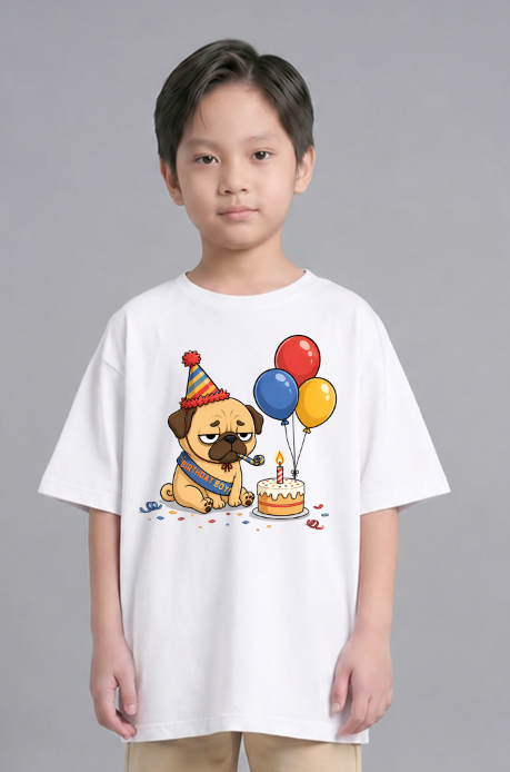 Grumpy Pug Birthday Boy Funny Sad Party Dog Cake Humor