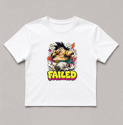 Failed Fusion Veku Fat Saiyan Chicken Foodie Funny Anime Art