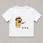 Grumpy Pug Traffic Guard VS Ant Army Funny Dog Uniform Humor