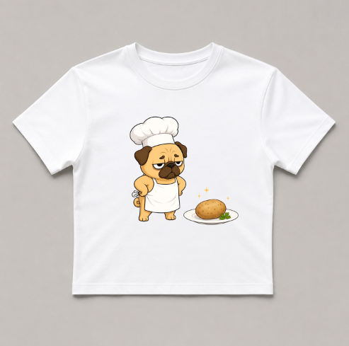 Funny Grumpy Chef Pug Potato Dinner Dog Meme