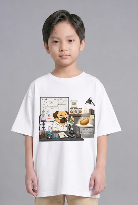Pug Scientist Project Spud Potato Science Laboratory Humor