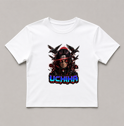 Cyber Itachi Sharingan Crows Uchiha Clan Cyberpunk Anime Streetwear