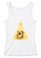 Too Hot Grumpy Pug Heatwave Summer Vacation Dog Humor