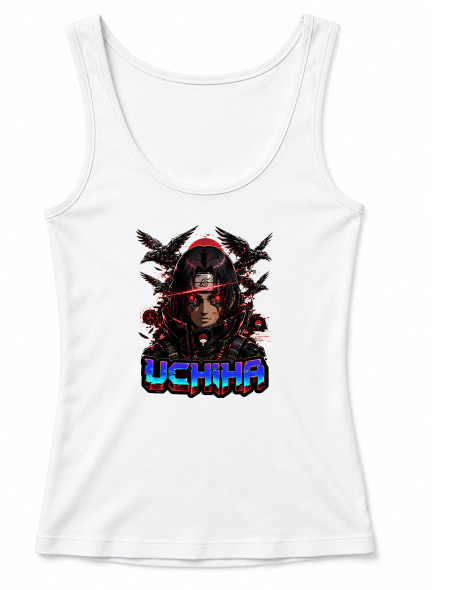 Cyber Itachi Sharingan Crows Uchiha Clan Cyberpunk Anime Streetwear