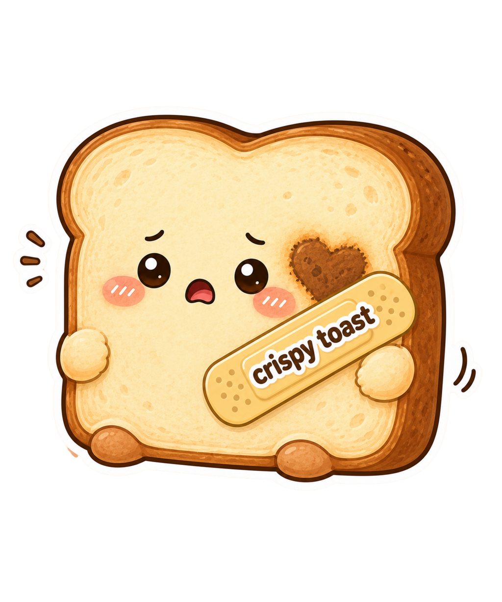 Crispy Toast Kawaii