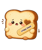 Crispy Toast Kawaii