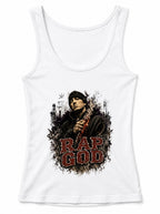Rap God Detroit Hip Hop Legend Flaming Microphone Graphic