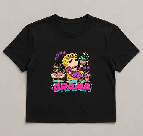 Drama Golden Tea Time Chibi Mobster Anime Streetwear