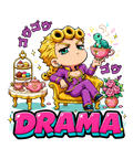 Drama Golden Tea Time Chibi Mobster Anime Streetwear