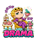 Drama Golden Tea Time Chibi Mobster Anime Streetwear