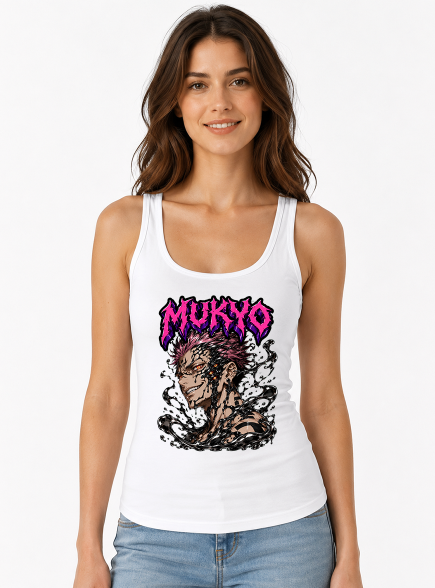 Mukyo Cursed King Liquid Symbiote Spiky Pink Hair Anime Streetwear