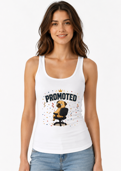 Promoted Grumpy Pug Office Chair Job Promotion Work Humor