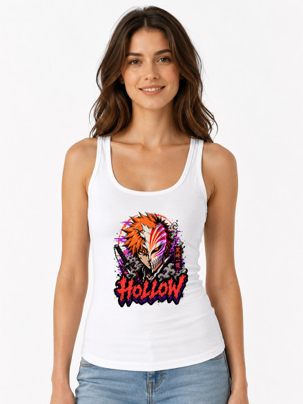 Hollow Mask Soul Reaper Ichigo Katana Dark Anime Streetwear