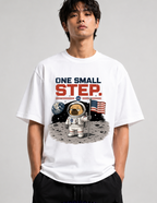 One Small Step Grumpy Pug Astronaut Moon Landing Space Dog Humor