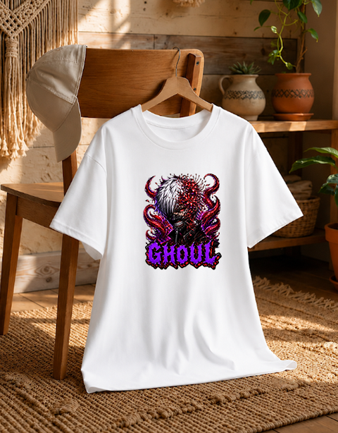 Ghoul Red Spider Lily Masked Eyepatch Horror Anime Streetwear