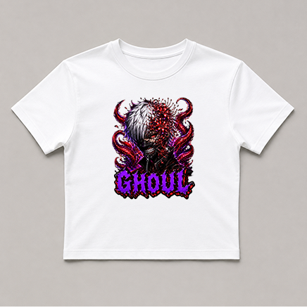 Ghoul Red Spider Lily Masked Eyepatch Horror Anime Streetwear